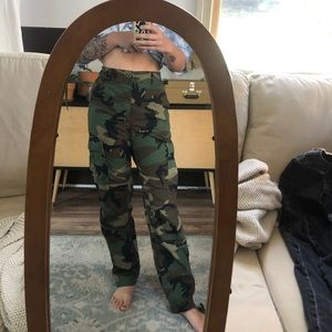 VINTAGE military issues camo pants